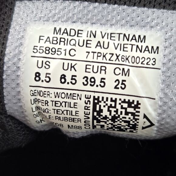 Converse Sneakers Womens 8.5 Purple Velvet One Star Platform Ox Low Top Casual - Picture 12 of 12